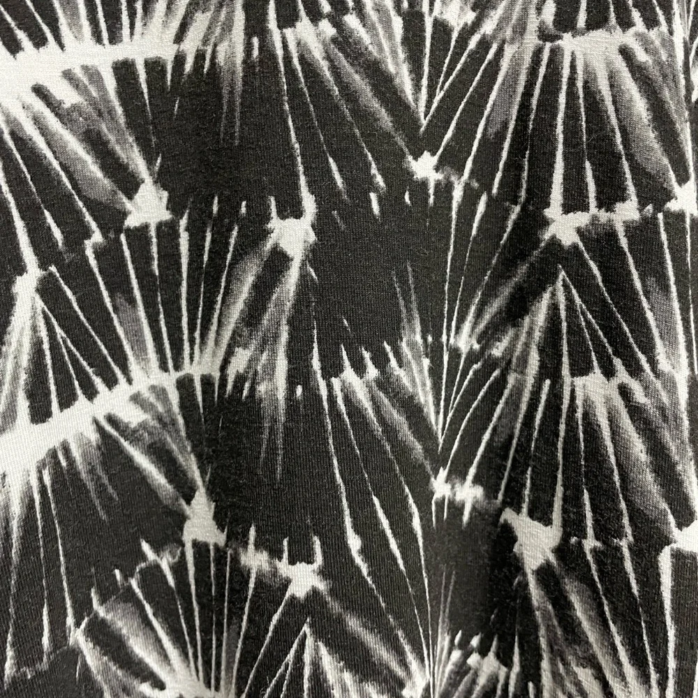 Cynthia Rowley Skirt Small Black/White Tye Dye Look - Picture 4 of 5